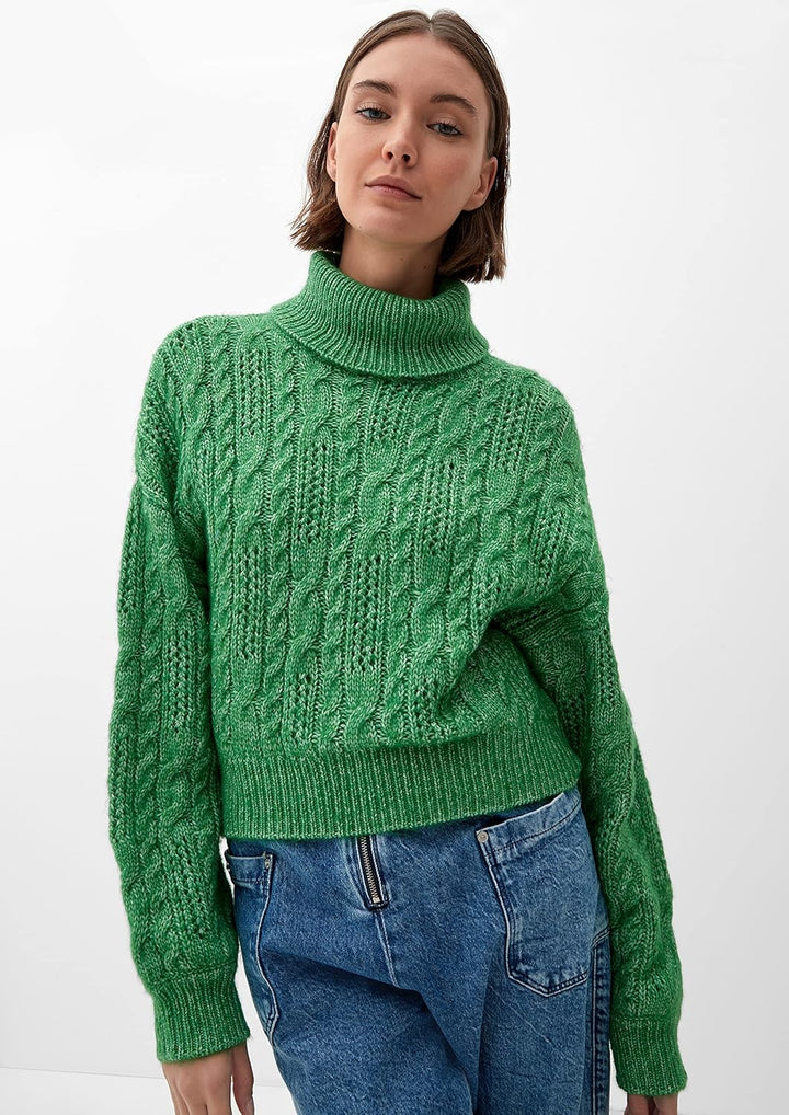 Q/S designed by Damen Strickpullover L Grün, L Grün
