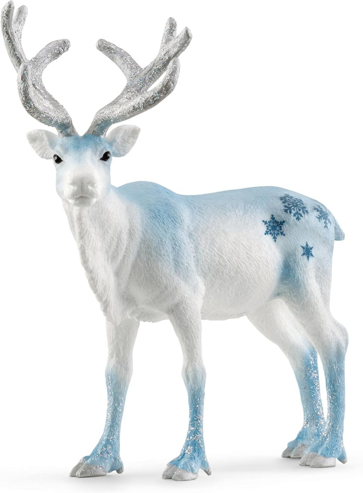 schleich 72220 Frostiges Weihnachtsrentier, ab 3 Jahren, Sammelfigur - Spielfigur, 13 x 5 x 12 cm