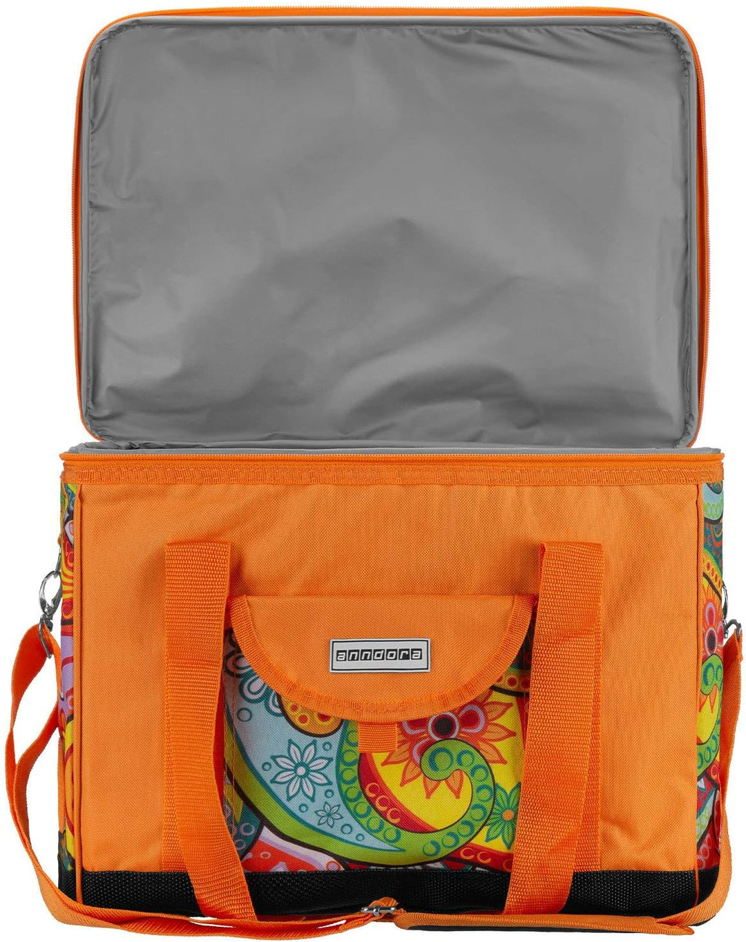 anndora Kühltasche XL 40 Liter Xl Paisley Orange