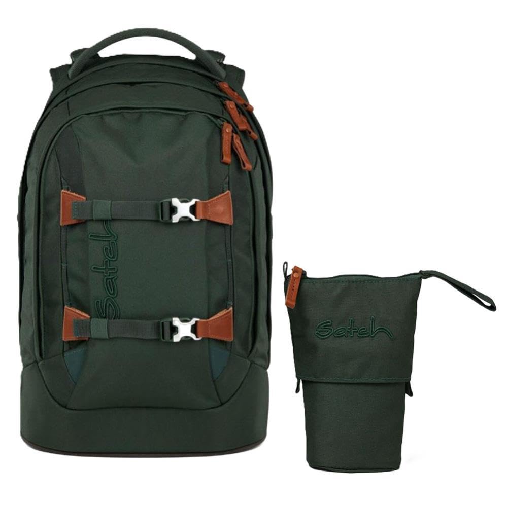 Satch Pack Nordic Skandi Edition Schulrucksack 2tlg. (Nordic Forest Green), Nordic Forest Green
