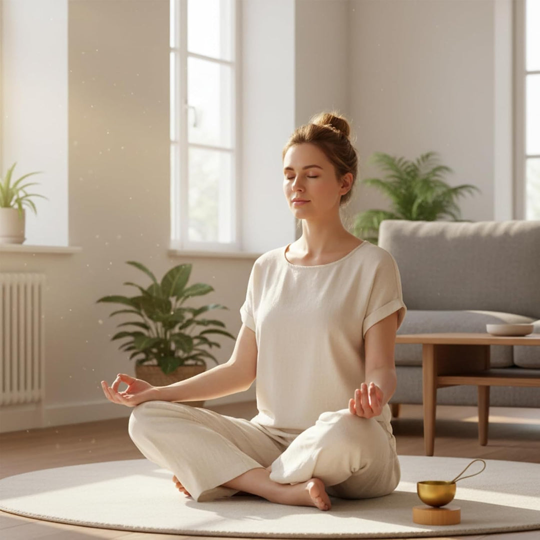 2 Stück Klangschalen Set, Tibetische Klangschale Klein Für Yoga, Meditation Und Entspannung, Mini Kl