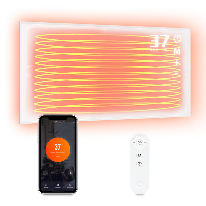 Infrarot Wandheizung Infrarotheizung 450W - Thermostat Heizung Elektrisch Infrarotheizung Standgerät