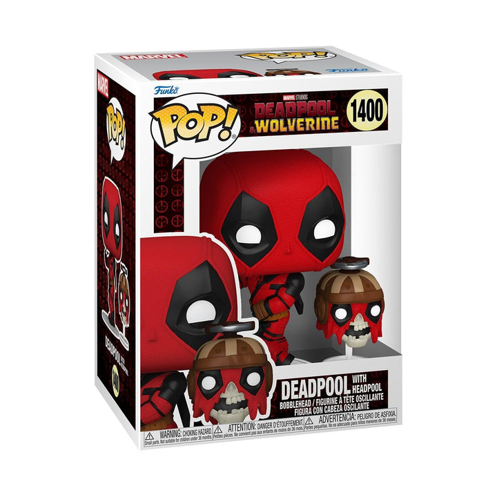 Funko Pop! & Buddy: Deadpool & Wolverine - Deadpool with Headpool - Vinyl-Sammelfigur - Geschenkidee