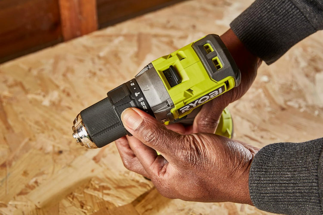 RYOBI 18 V ONE+ Brushless Akku-Schlagbohrschrauber RPD18BL1-2C42S, max. Drehmoment 54 Nm, Schnellspa