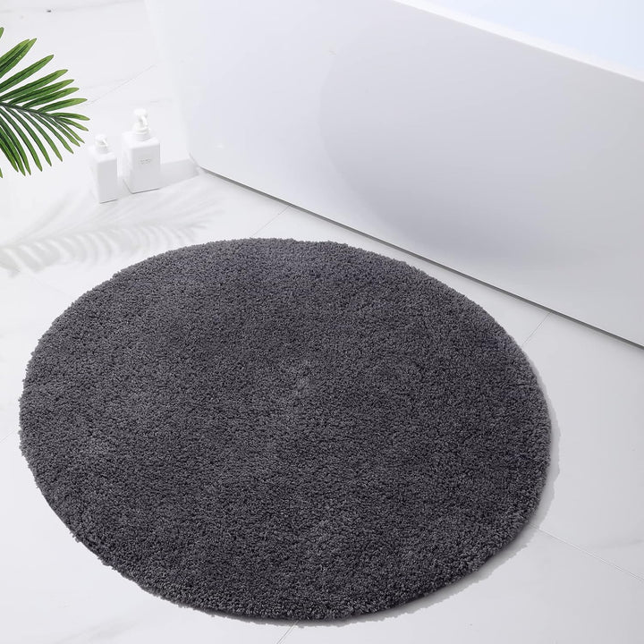 Homaxy Badezimmerteppich rutschfest Waschbar Badematte Weich Flauschig Badteppich Shaggy Hochflor Mi
