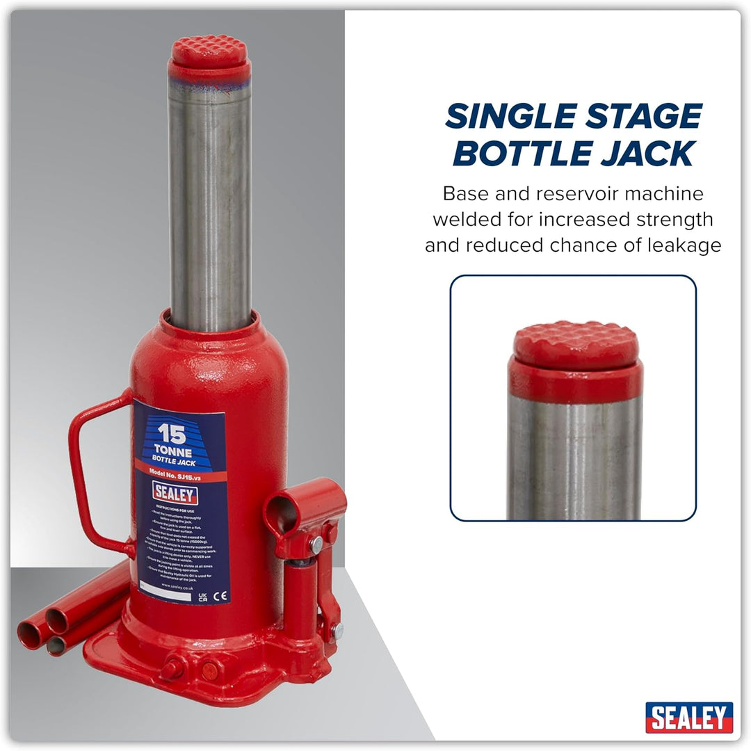 SEALEY Flasche Jack, SJ15 15tonne, 15tonne