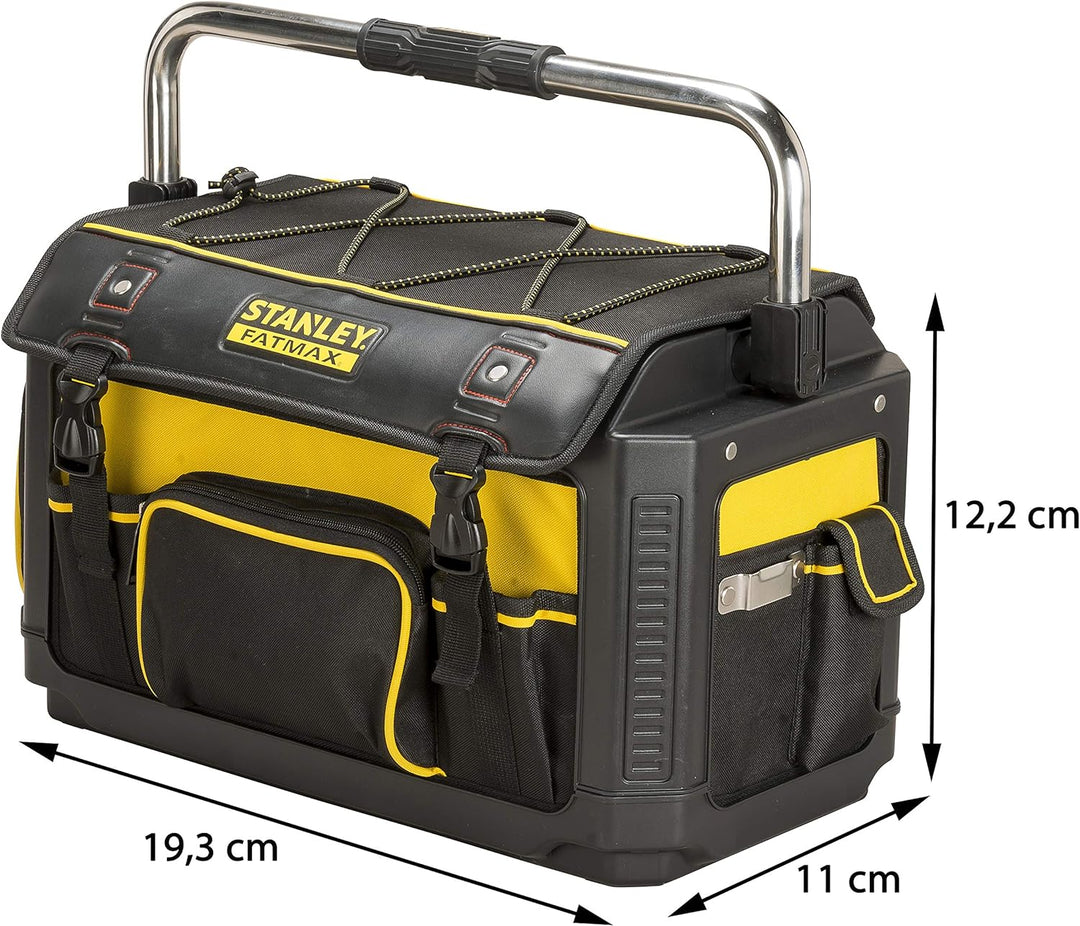 Stanley FatMax Werkzeugtrage (mit Schutzhaube, 49 x 31 x 28 cm, Tasche aus 600 Denier Nylon, wasserd