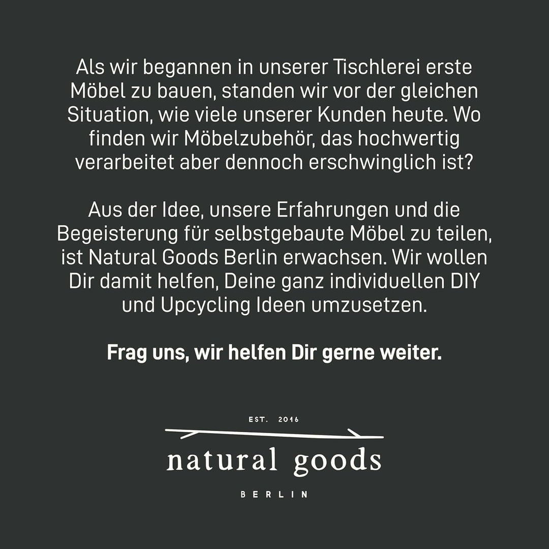 Natural Goods Berlin 1x Nachttisch Sheet - Schweberegal Weiss, Metall 45 x 24 x 15 cm - Nachttisch h