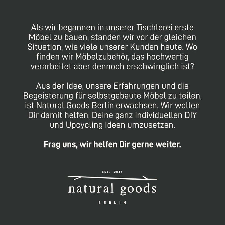 Natural Goods Berlin 1x Nachttisch Sheet - Schweberegal Weiss, Metall 45 x 24 x 15 cm - Nachttisch h
