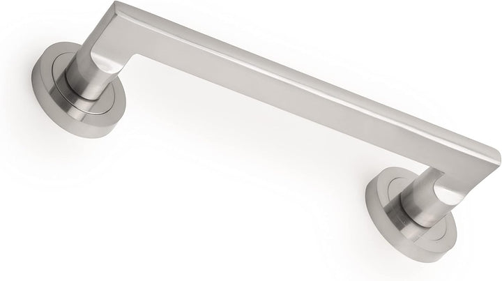 Emuca - Griff mit Rosetten mit 50 mm Durchmesser, Griff mit geradem Design für Schiebetür, Aluminium
