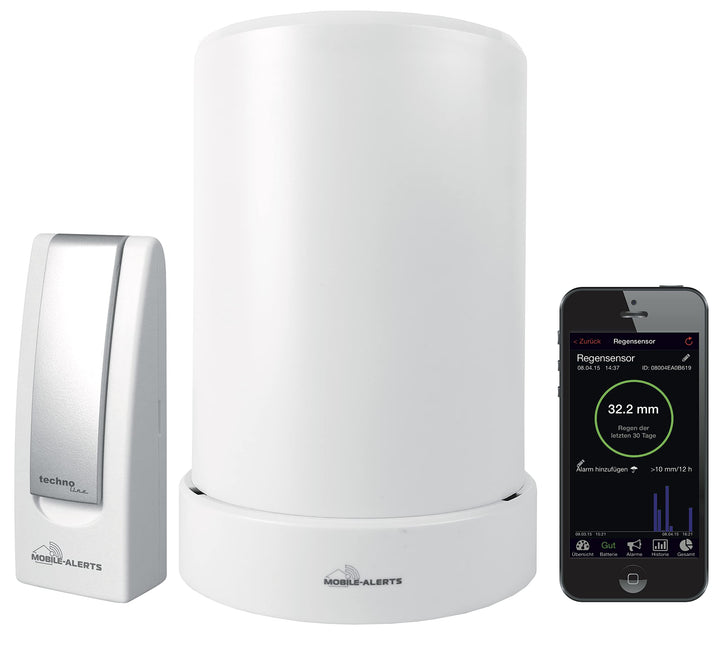 Technoline MA10040 Regenmesser Komplett-Set, Gateway und Funk-Regensensor mit kostenloser App für da