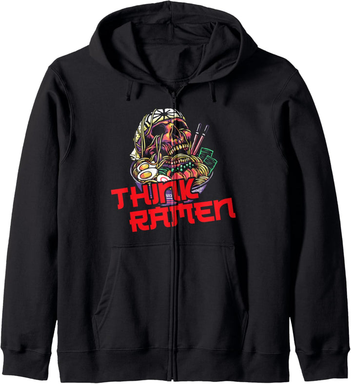Ramen Life Think Ramen Noodles Funny Kapuzenjacke