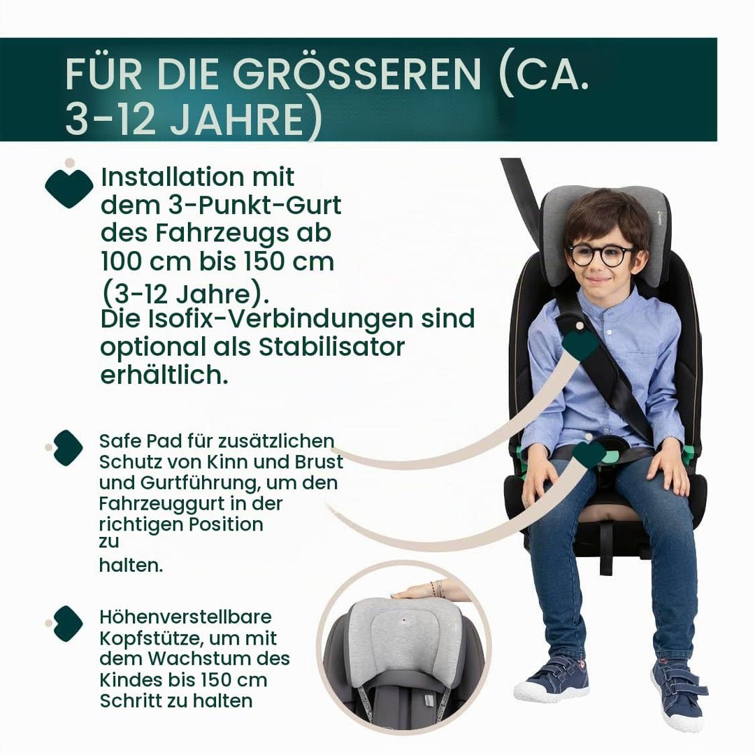 Chicco Autositz Seat&amp;Go I-Size, mit Isofix-System, für Kinder mit einer Grösse von 76 bis 150 cm, ve