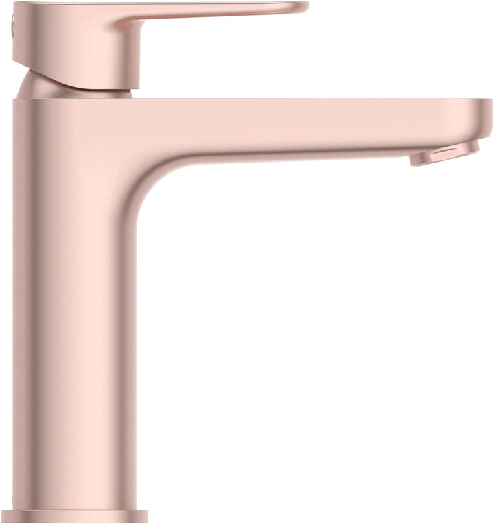 Ideal Standard BD131RO Cerafine O Waschtischarmatur H120 mit Push-Open-Ventil, Bad-Wasserhahn mit Au