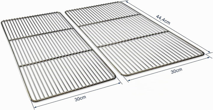 Grillrostprofi Grillrost Ersatz für Weber Spirit E310 / E 320 Edelstahl-Edelstahl 44,4 x 30 cm Edels