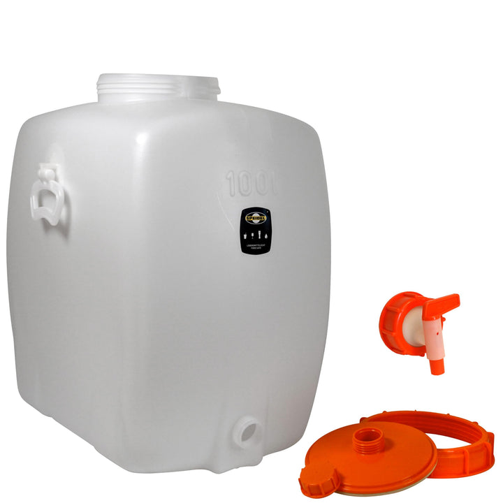 Speidel Getränkefässer 12-500 Liter in rund oder oval (100 Liter oval mit NW10), 100 Liter oval mit