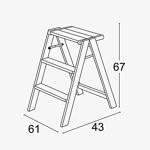 OSIMO Hocker, Holz - 3 Stufen - abschliessbar - Kirsche - Arredamenti Italia