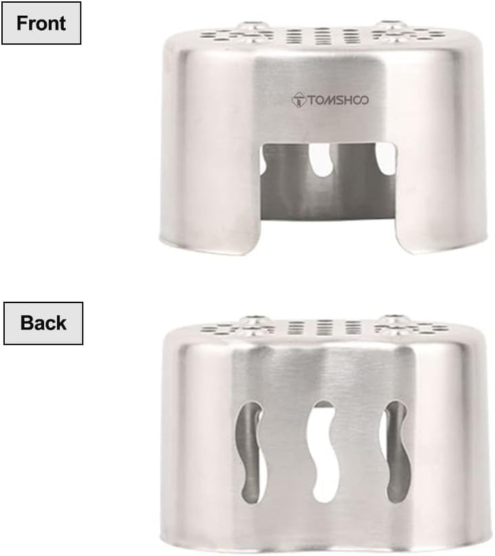 Canteen Cup Stand Edelstahl Holzofen für Outdoor Camping Wandern Picknick BBQ
