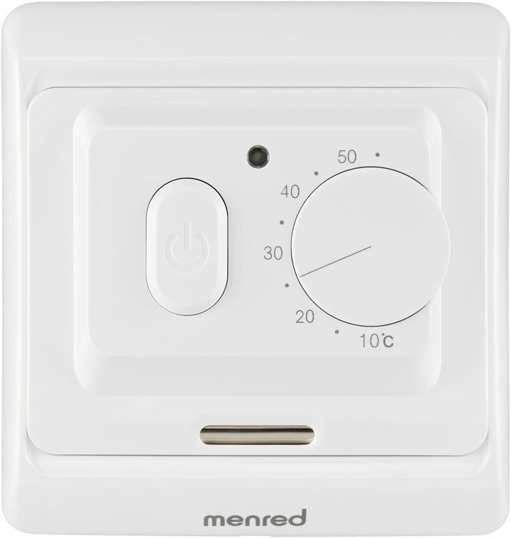 E71 analog Thermostat Unterputz Raumregler für elektrische Fussbodenheizung & NC-Stellantriebe einfa