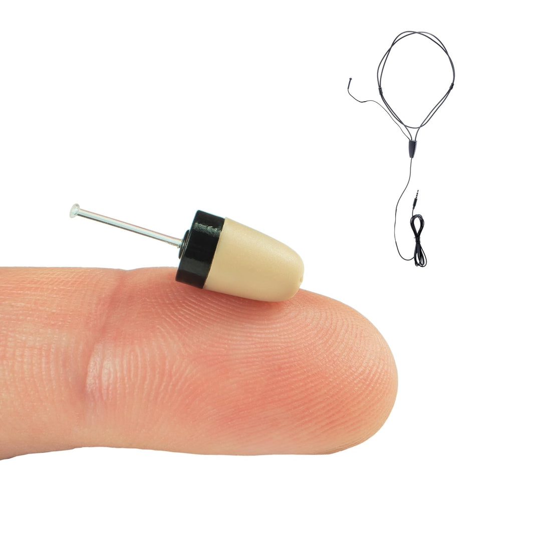 PingaOculto Spion Kopfhörer Prüfung Mini VIP Pro Unsichtbare Kopfhörer Handy mit Mikrofon mit Kabel