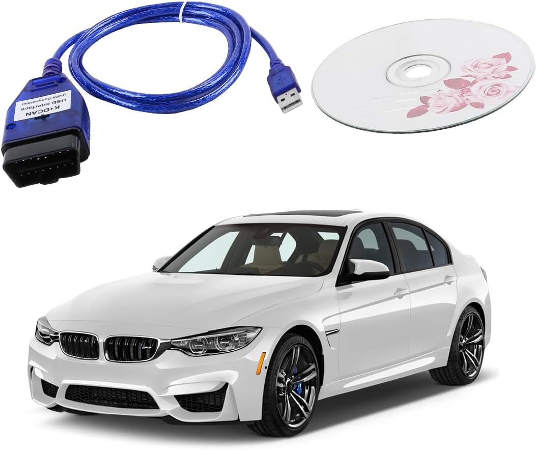 Namvo K+Dcan USB-Kabel mit Schalter für Chassis-Diagnosetool der E-Serie, OBD2-Kabel,kompatible Fehl