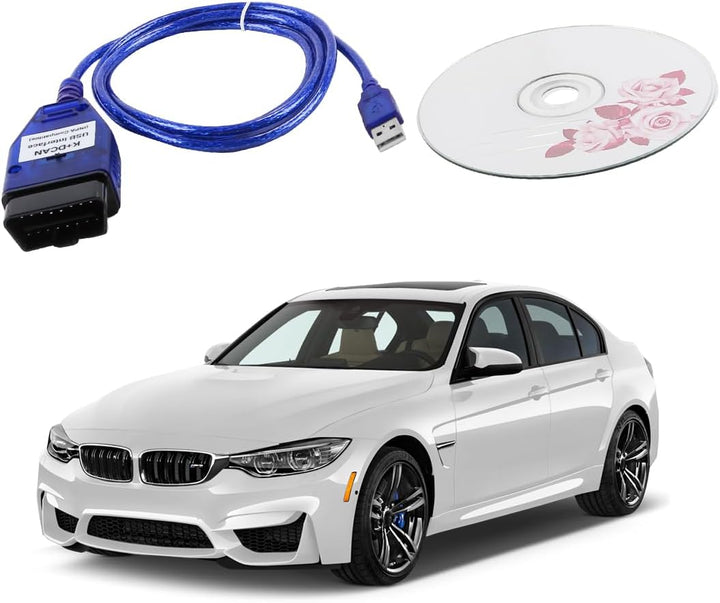 Namvo K+Dcan USB-Kabel mit Schalter für Chassis-Diagnosetool der E-Serie, OBD2-Kabel,kompatible Fehl