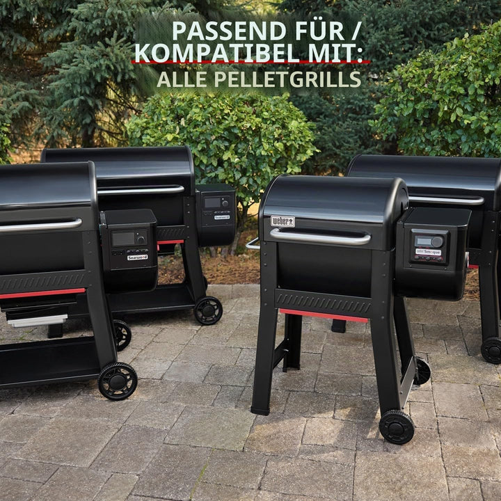 Weber Apfelholz Pellets/Geeignet für alle Pelletgrills, Milder, aromatischer, süsser, rauchiger Gesc