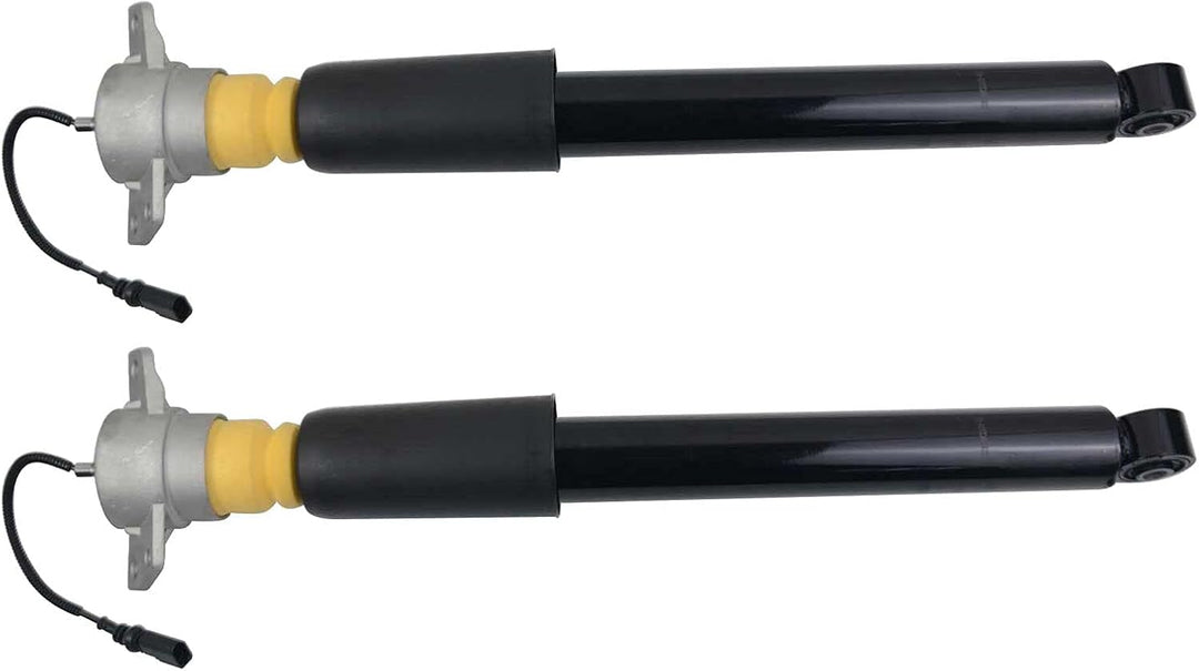 Huiruhy 2x Luftfederbein Stossdämpfer hinten kompatibel mit A6 C7 A7 4G Sportback Elektronisch 4G061