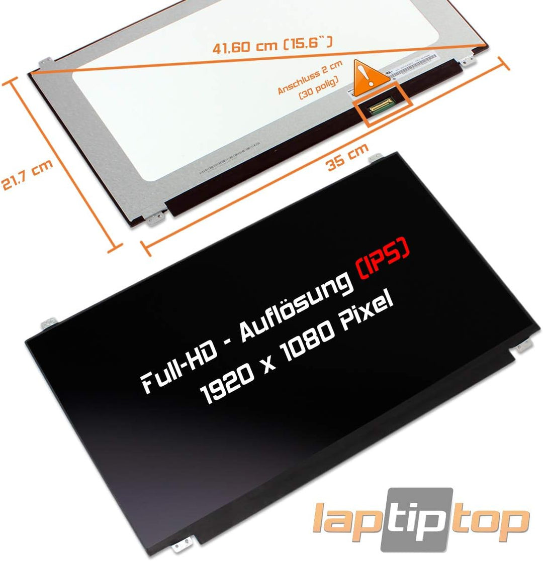 Laptiptop 15,6" LED Display matt passend für LP156WFC-SPDB LP156WFC (SP)(DB) 350mm Full-HD