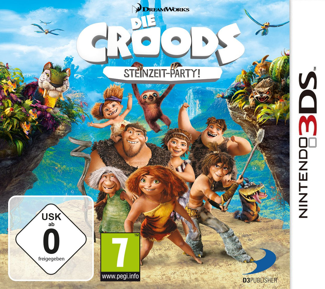 Die Croods: Steinzeit Party! Nintendo 3DS, Nintendo 3DS