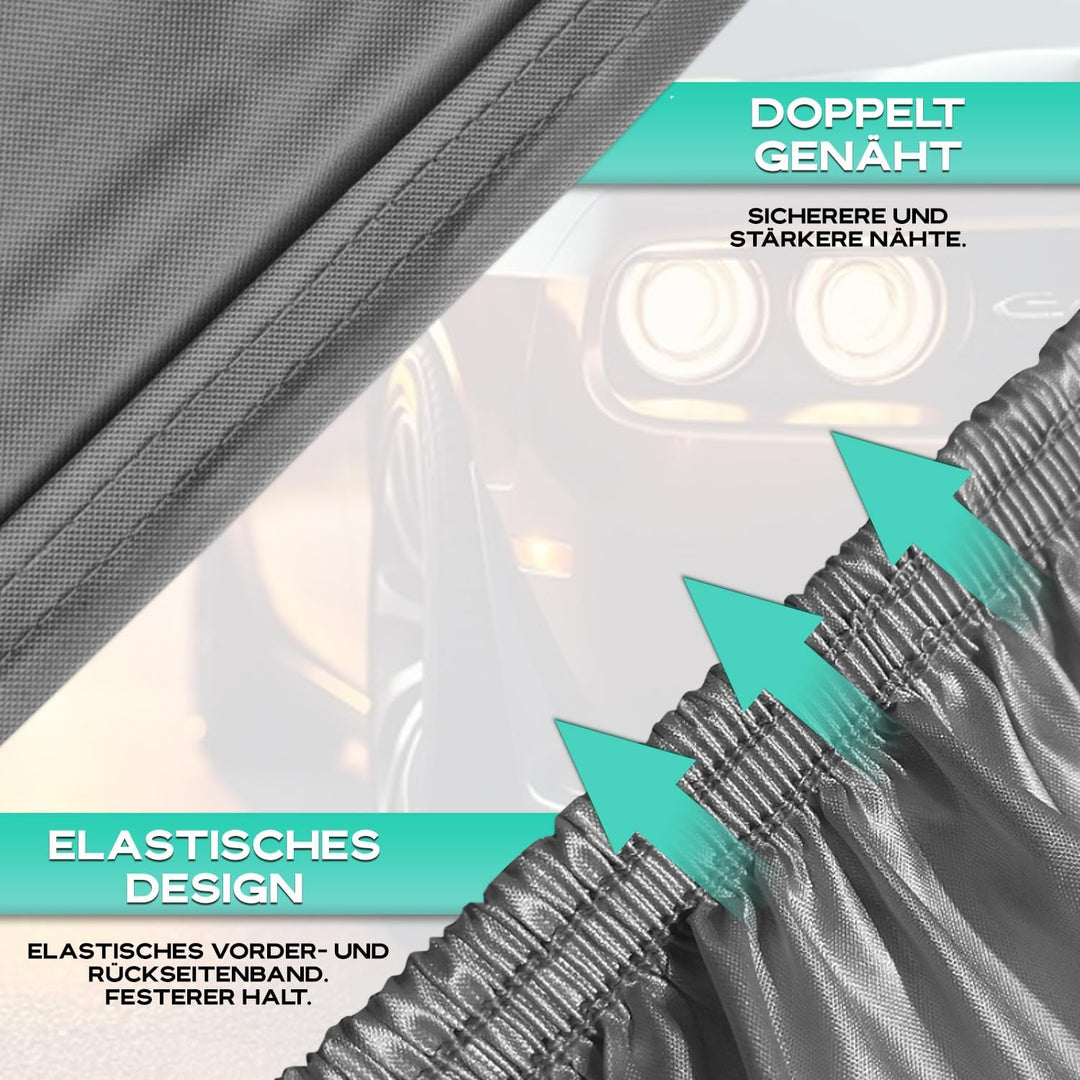 Autoabdeckung für den Aussenbereich, geeignet für alle Arten von grossen Autos wie Geländewagen, 4 x