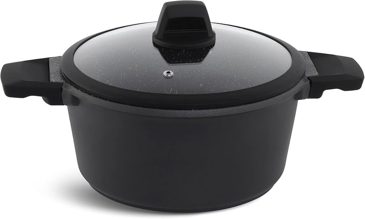 EDENBERG 10 TLG Topfset Induktion, Töpfe &amp; Pfannen beschichtet, Kochtopf Set | induktions Töpfe Set,