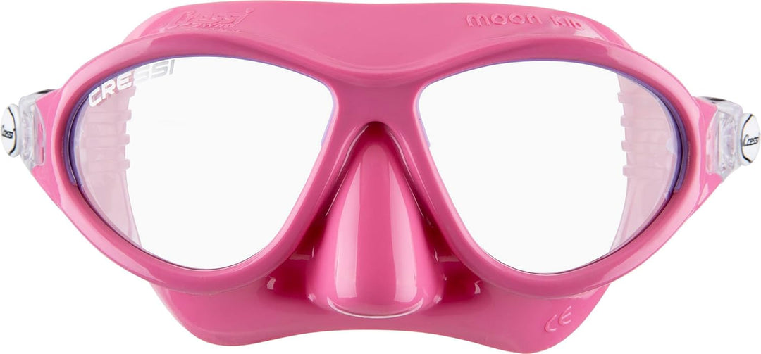 CRESSI seit 1946 - Moon Kid Schnorchelmaske Kinder 5-10 Jahre Pool Meer Combo Set Rosa/Flieder, Comb