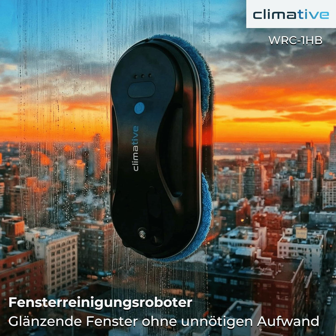 Fensterputzroboter mit Sprühfunktion, 3300Pa WiFi App-Steuerung &amp; Fernbedienung, Fenstersauger Elekt