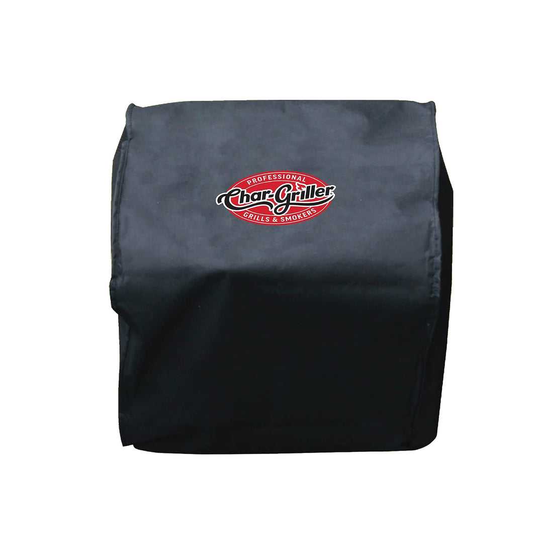 Char-Griller 2455 Tischgrill/Seitenfeuerkasten-Abdeckung Standard, schwarz