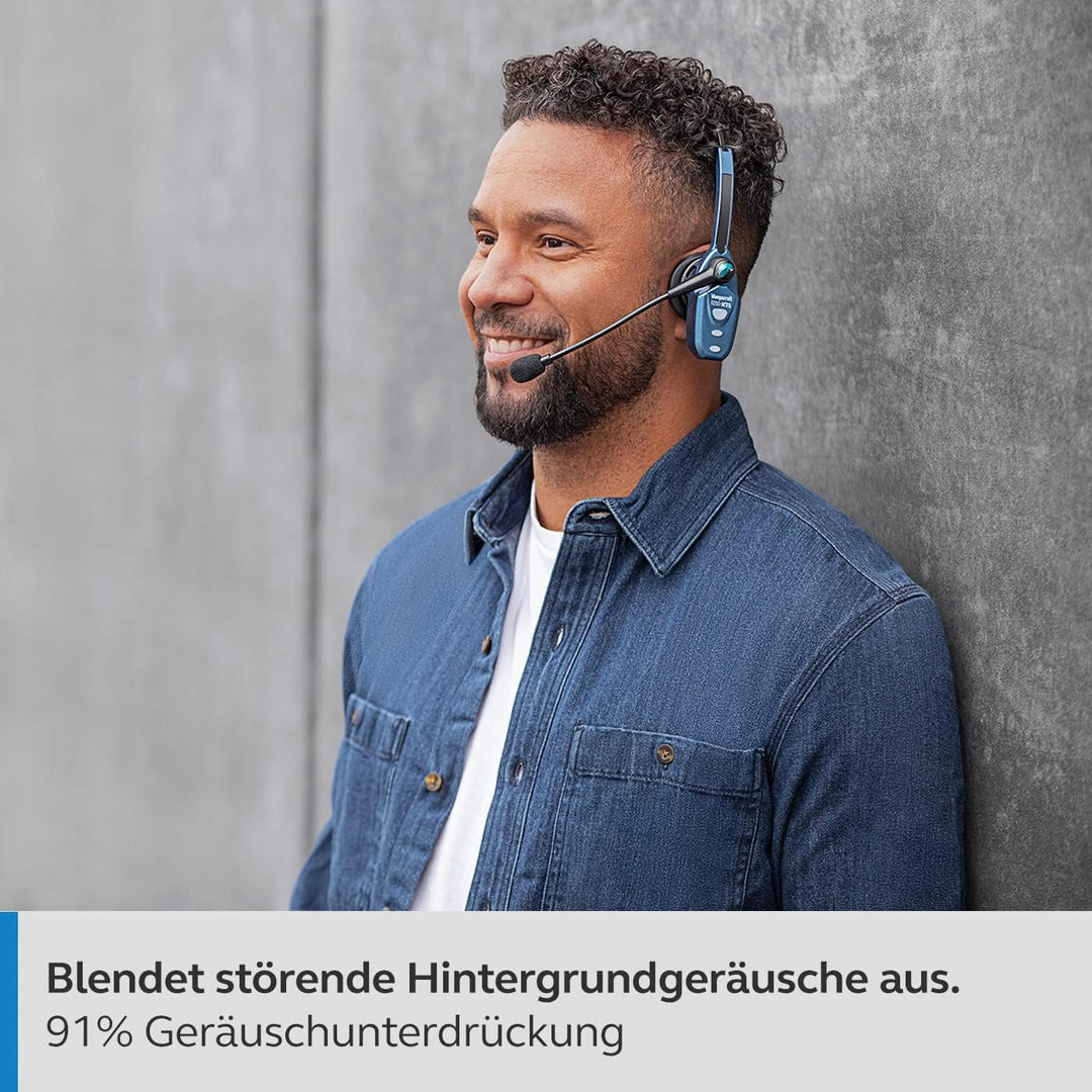 Jabra BlueParrott B250-XTS SE Bluetooth 5.0 On-Ear-Mono-Headset - für lärmintensive Umgebungen - 91%