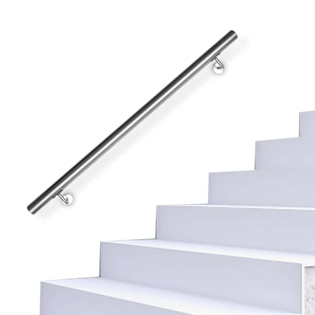 Lospitch Edelstahl Handlauf Treppengeländer Geländer Wandhandlauf Wand Treppe für Innen & Aussen ink