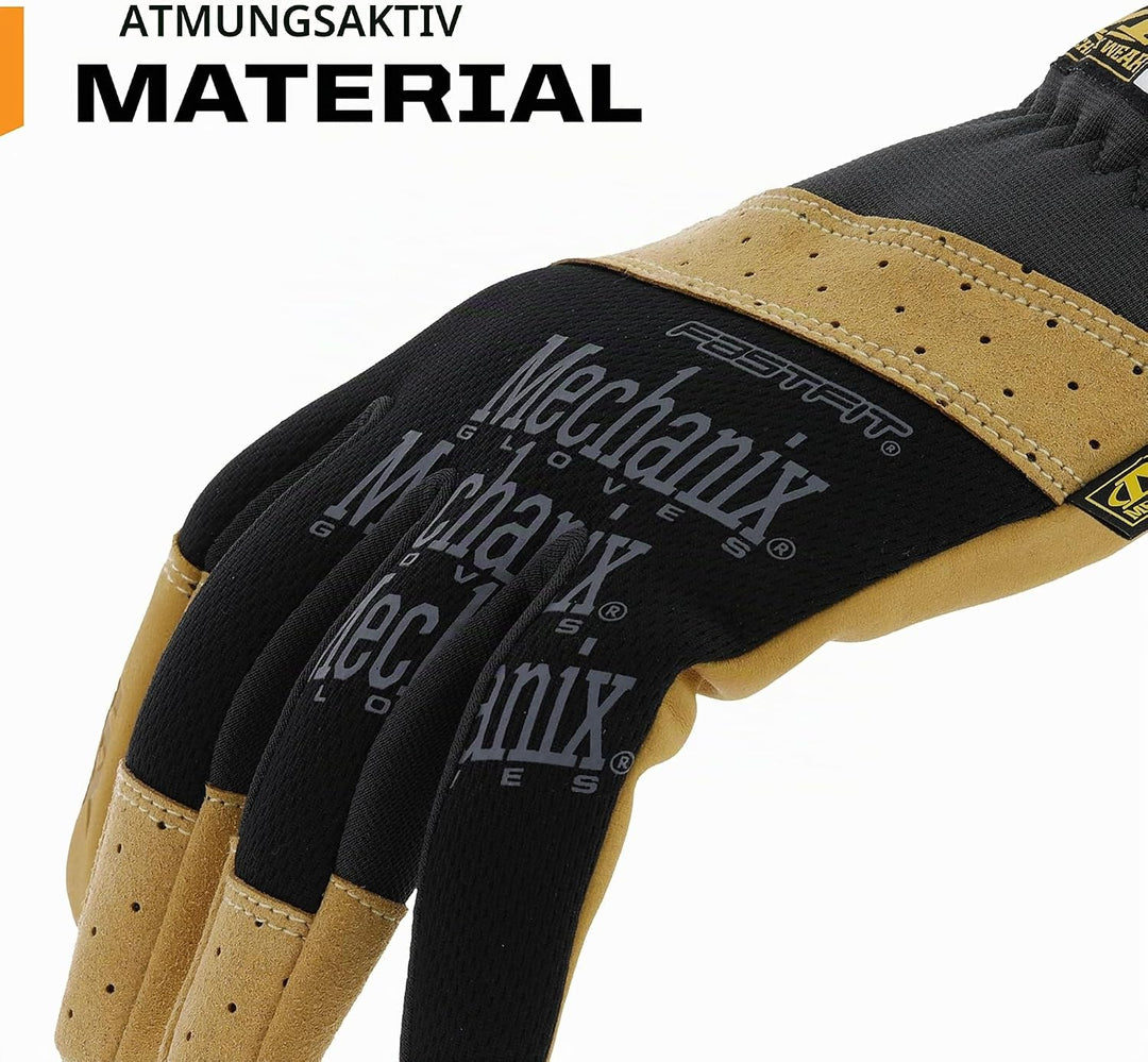 Mechanix Wear Material4X® FastFit® Handschuhe (X-Large, Braun/Schwarz) XL Single, XL Single
