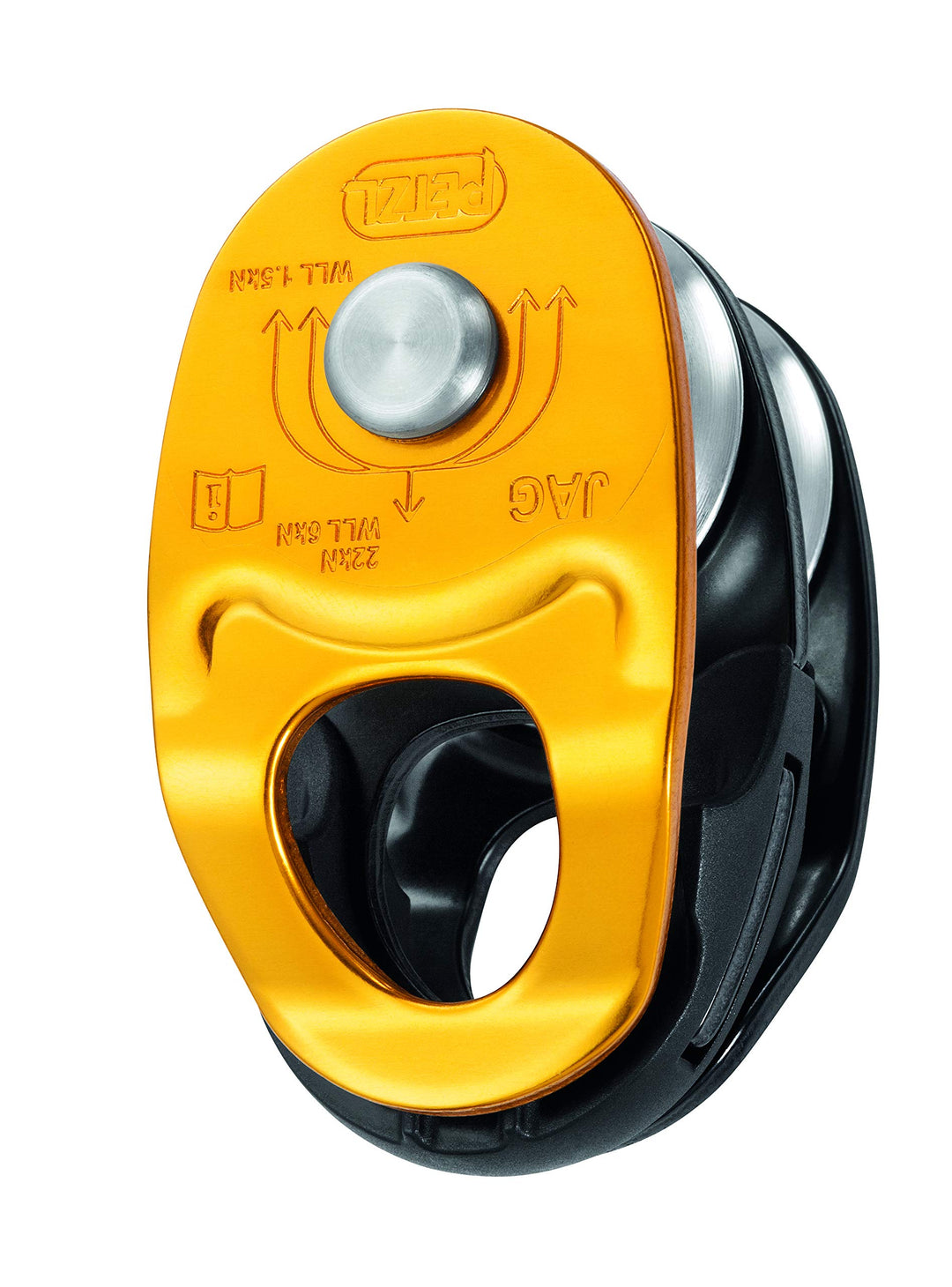 PETZL P45 JAG Hocheffiziente Doppelrolle, Único
