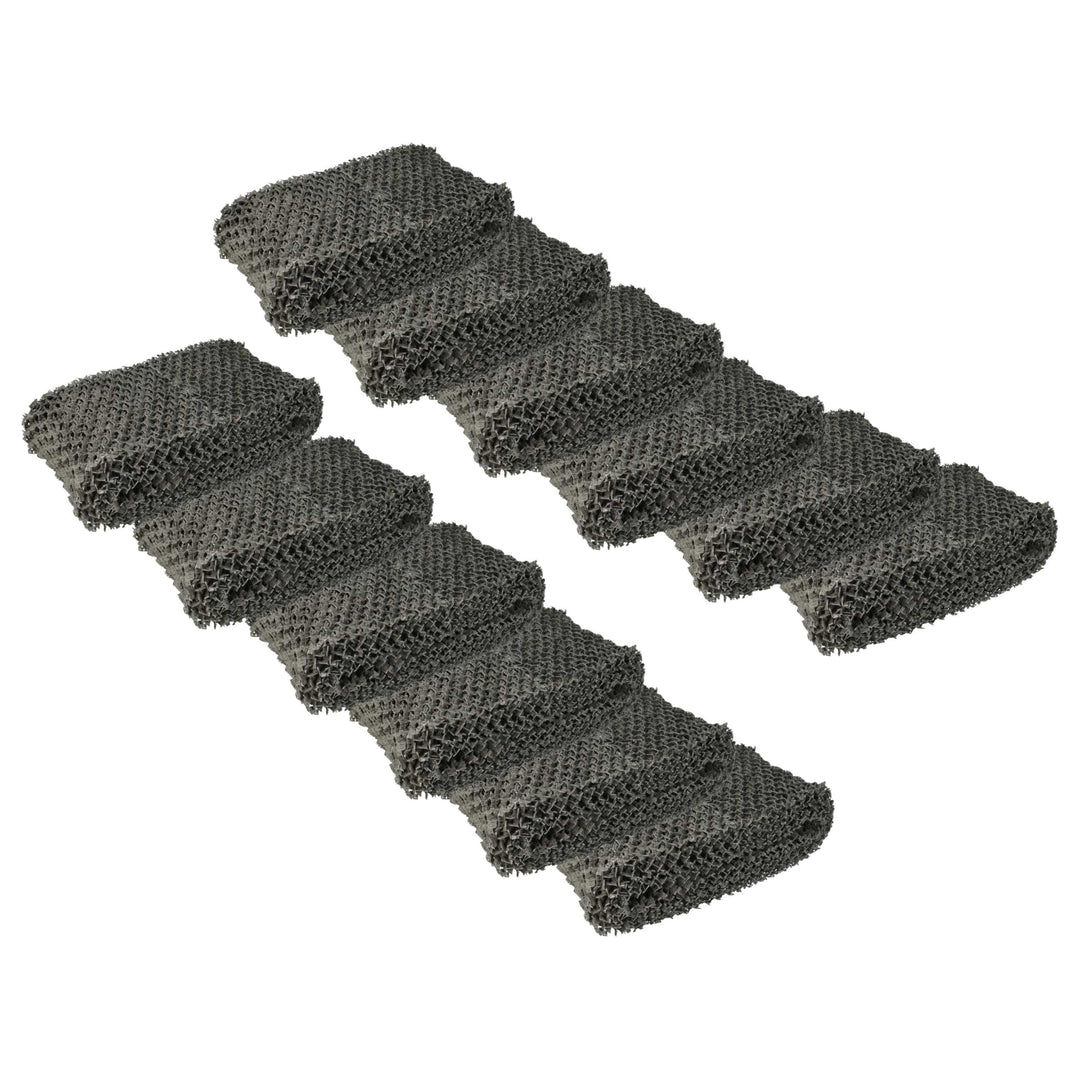 vhbw 12x Filter kompatibel mit Philips HU4816/10 Luftbefeuchter - Luftfilter, Vliesfilter, Grau