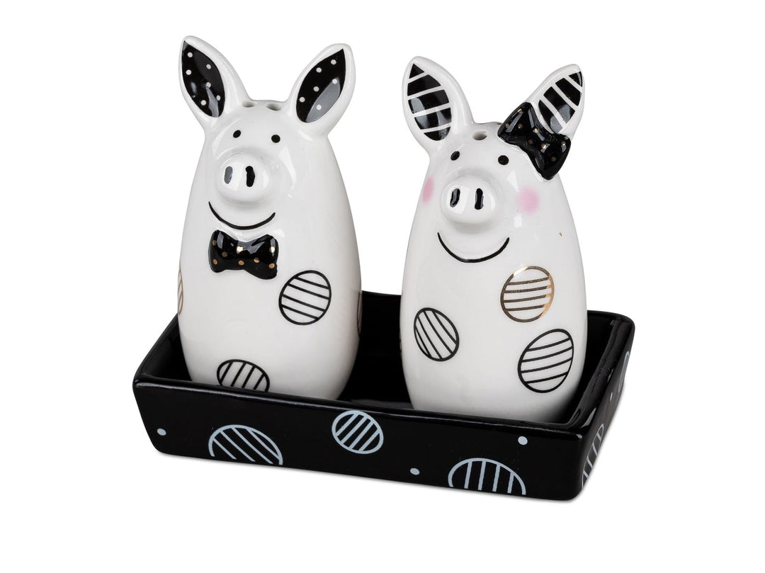 Salz und Pfeffer Streuer Gewürzstreuer Salzstreuer Pfefferstreuer (Schweinchenpaar), Schweinchenpaar