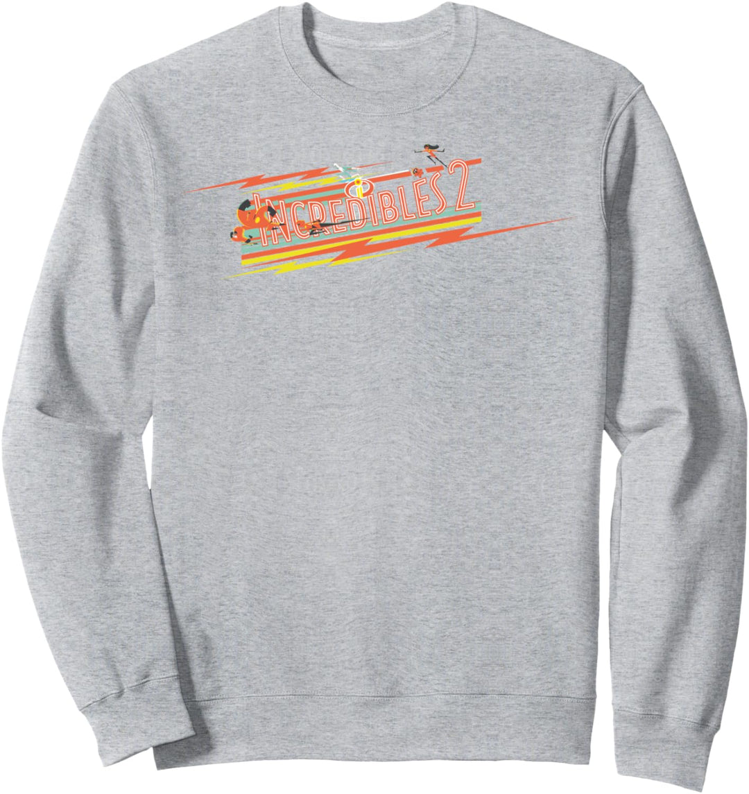 Disney Pixar Die Unglaublichen 2 Filmlogo Lightning Sweatshirt