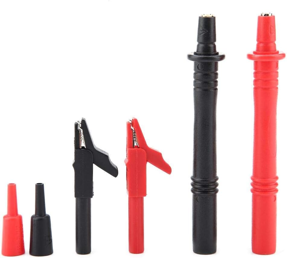 Messleitungen Multimeter Kabel Prüfkabel Set Elektronisches digitales Messleitungs-Kit für 1M mit Kr