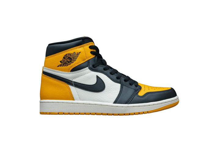 AIR JORDAN 1 Retro High OG Yellow Toe 555088-711 Size 45