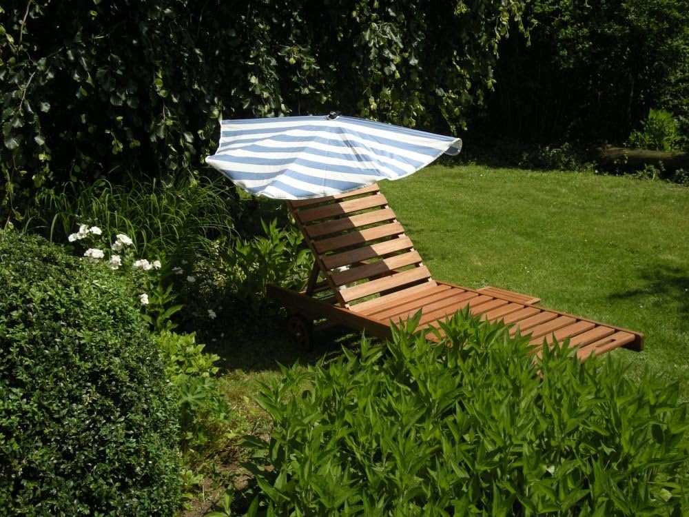 Holly Traveller SONNENLIEGEN-FÄCHERSCHIRM TERRA-BEIGE - STABIELO ® JUBILÄUMS-FÄCHER-SONNENSCHIRM
