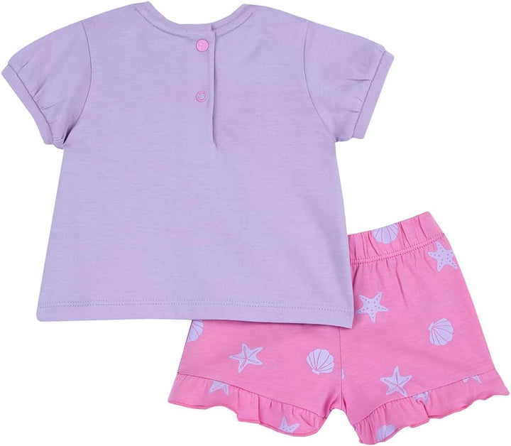 Chicco Mädchen Set aus T-shirt und Shorts Overall (1er Pack) 3 Monate Lille, 3 Monate Lille