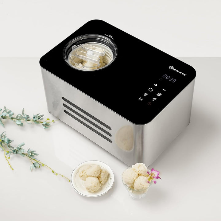 Sommertal Eiscreme Maschine ICE1500 3-in-1 Eismaschine, Frozen Joghurt & Sorbet, Eiscrememaschine au