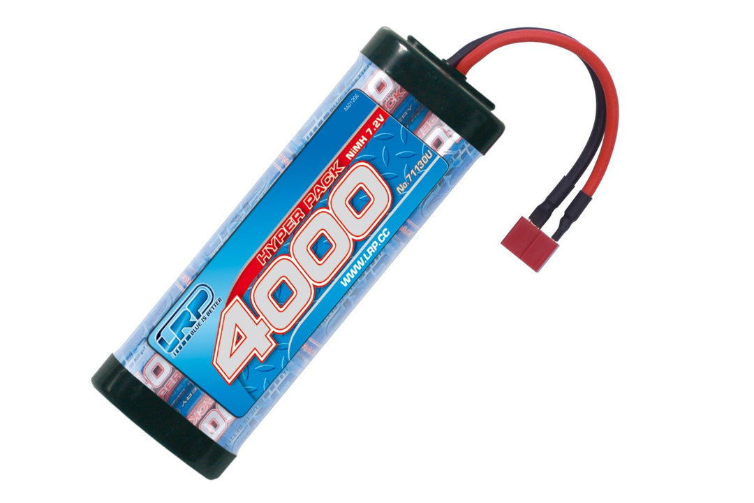 LRP Electronic 71130U - Hyper Pack 4000, 7.2 V, 6 Zellen, US Style Stecker NiMH Stickpack