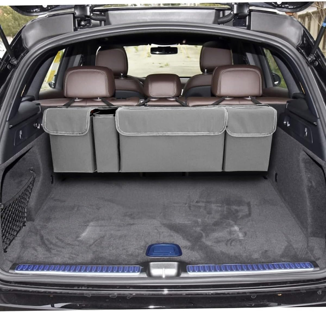 Adunsiaoto Mehrere Fächer Auto Organizer Kofferraum, Kofferraum Organizer, Kofferraum Oxford Stoff W