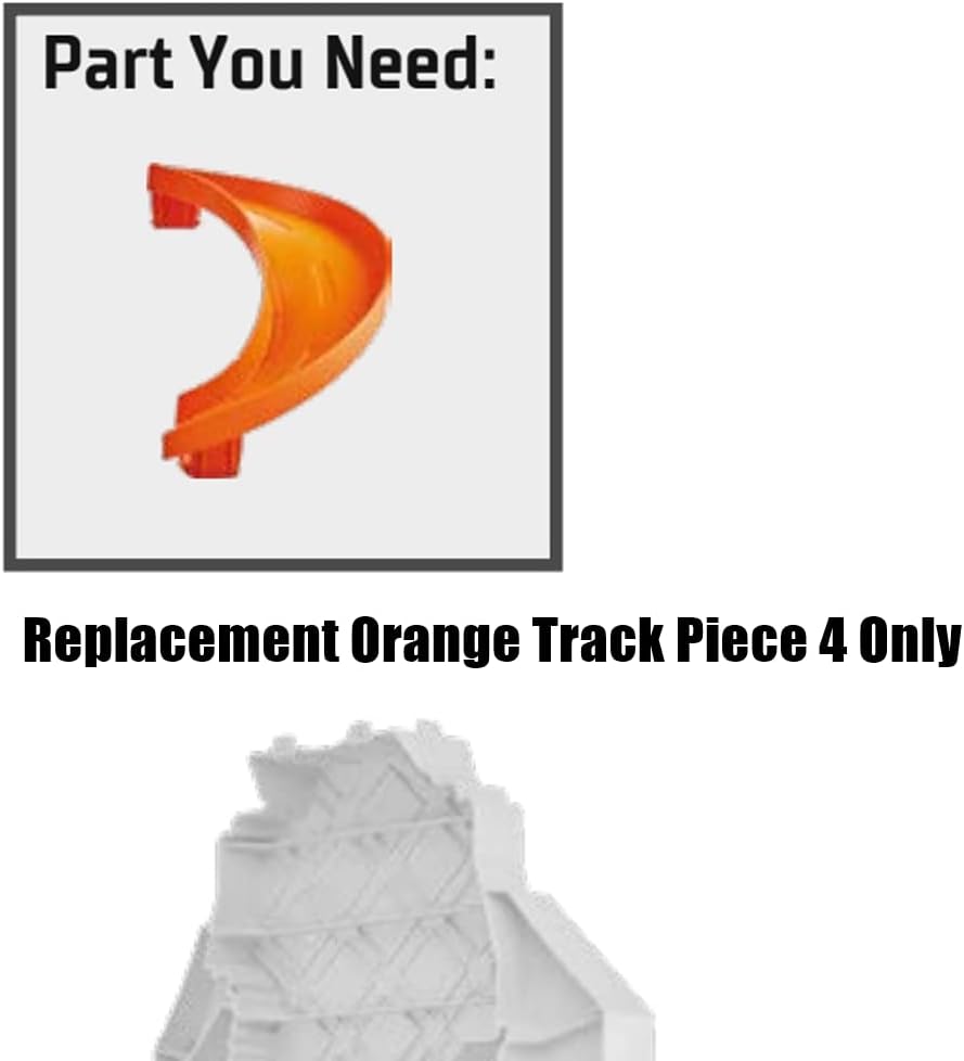 Replacement Part for Hot-Wheels City Ultimate Garage Playset - GJL14 ~ Replacement Orange Track Piec